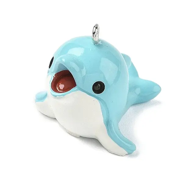 Marine Theme Opaque Resin Pendants