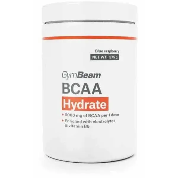 GymBeam BCAA HYDRATE 375 G MODRÁ MALINA Výživový doplnok, , veľkosť