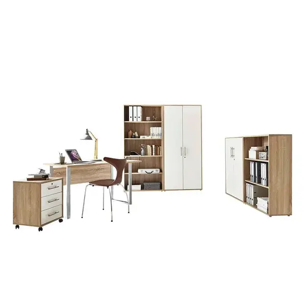 MID.YOU KANCELÁŘ, bílá, Sonoma dub