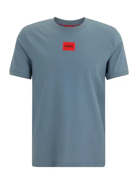 HUGO Tričko 'Diragolino212'  opálová / červená / čierna