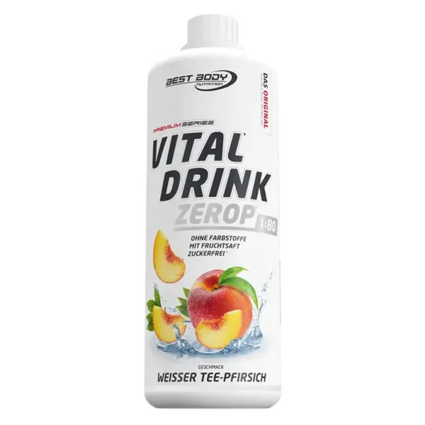 Best Body Vital drink Zerop 1000ml - jablko, bezový květ