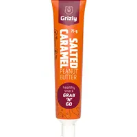 Grizly Arašídový krém slaný karamel v tubě 75 g
