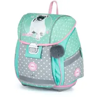 Oxybag ISHA - MY LOVE PET Školský ruksak, svetlo zelená, veľkosť