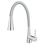 Novaservis Drezová stojanková batéria Ferro Flexi 70720 sivé rameno a spŕška