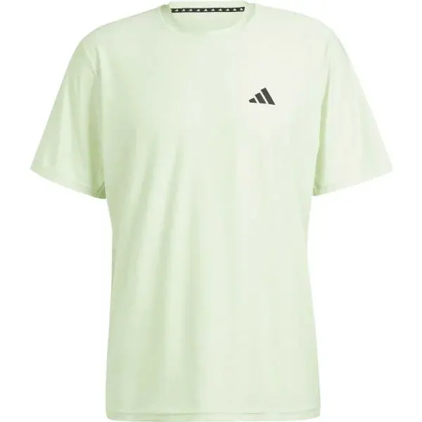 adidas TRAIN ESSENTIALS STRETCH TRANING T-SHIRT Pánské tréninkové triko, světle zelená, velikost XXL
