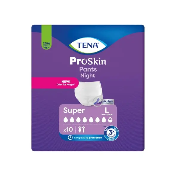 Tena Pants ProSkin Night Super L inkontinenční kalhotky 10 ks