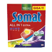 Somat Tablety do myčky All in 1 Extra Lemon & Lime 85 ks