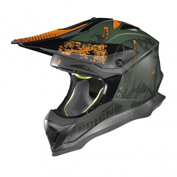 Motokrosová helma Nolan N53 Cliffhanger Flat Military Green XXL (62-63)