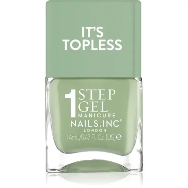 Nails Inc. It’s Topless gelový lak na nehty pro dlouhotrvající efekt odstín Iris 14 ml