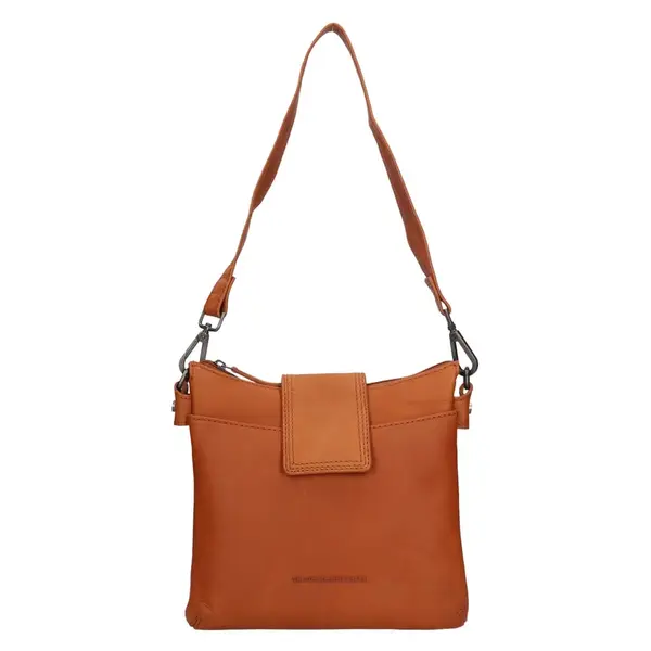 Dámska kožená crossbody kabelka The Chesterfield Brand Calora - koňak