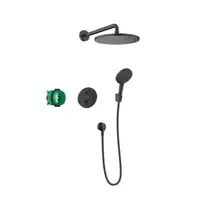 Hansgrohe Croma sprchový systém pod omietku s termostatickou batériou matná čierna 27961670