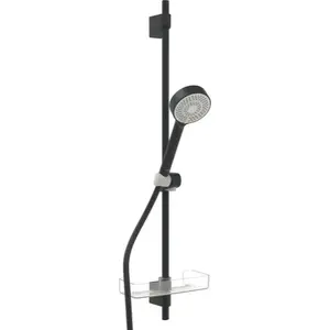 Sprchový set HANSA Basicjet na stěnu černý mat 4467013333