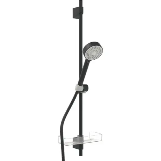 Sprchový set HANSA Basicjet na stěnu černý mat 4467013333