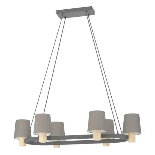 Závesné osvetlenie Eglo EDALE čierna 43782