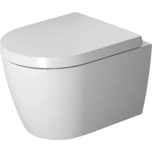 Duravit Me By Starck závesné wc compact, rimless, s hygieneglaze, alpská bielá 2530092000