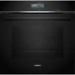 Vstavaná rúra Siemens s prídavnou parou 60 x 60 cm čierna HR736G1B1