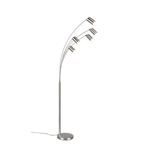 Stojaca lampa Trio Marley nikel 412400507
