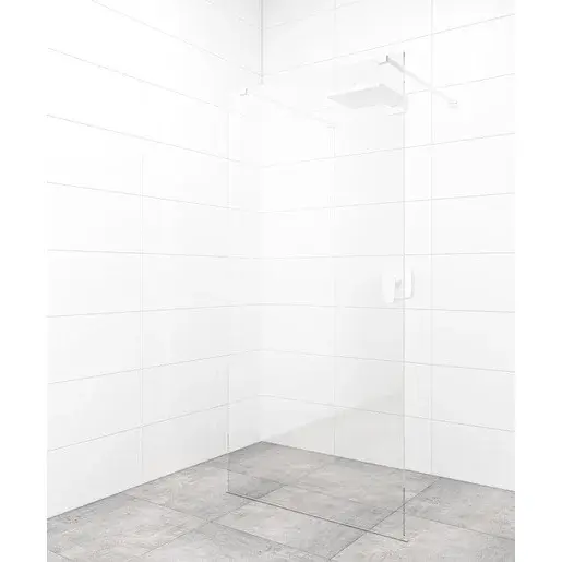 Sprchová zástena Walk-in 110 cm SAT vo farbe profilu biela SATBWI110ZAVB
