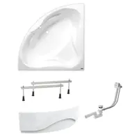 Rohová vaňa Laguna Cornelia 140x140 cm akrylát ľavá aj pravá SIKOCO1400APNP