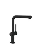 Hansgrohe Talis drezová batéria s vyťahovacou sprškou matná černá 72845670