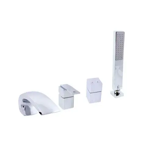 Vaňová batéria RAV Slezák LOIRA so sprchovacím setom chróm LR572.5P
