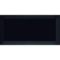 Obklad Ribesalbes Chic Colors negro bisiel 7,5x15 cm mat CHICC1982