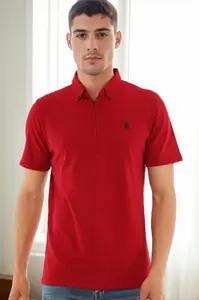 T9583 DEWBERRY MEN'S T-SHIRT-BURGUNDY