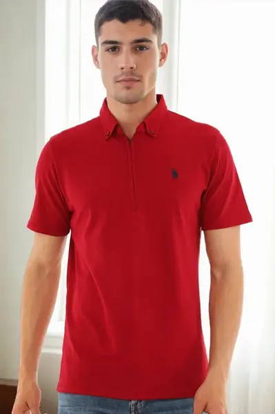 T9583 DEWBERRY MEN'S T-SHIRT-BURGUNDY
