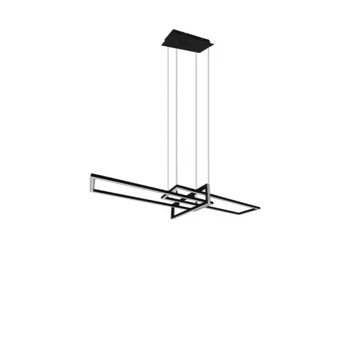 LED závesné osvetlenie Trio Salinas čierna TR 320310332