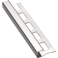 Lišta ukončovací " pravouhlý" Havos pololesk, nerez, dĺžka 250 cm, výška hrany 12,5 mm, NRZH12250