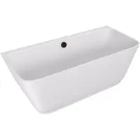Polysan Skylla voľne stojaca vaňa 169x75 cm liaty mramor ľavá aj pravá biela matná bílá matná 72430MAT
