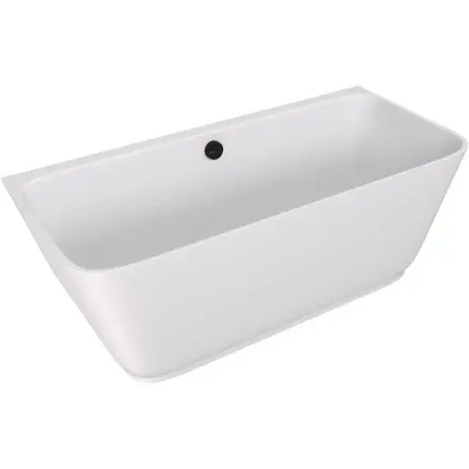 Polysan Skylla voľne stojaca vaňa 169x75 cm liaty mramor ľavá aj pravá biela matná bílá matná 72430MAT