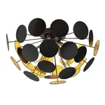 Trio Discalgo stropné osvetlenie čierna 609900332 TR609900332