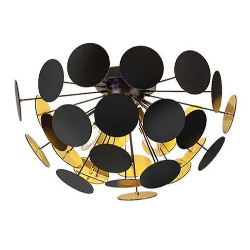 Trio Discalgo stropné osvetlenie čierna 609900332 TR609900332