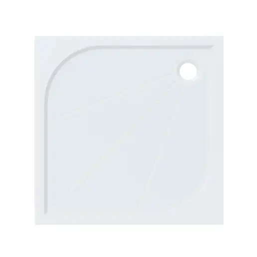 Sprchová vanička štvorcová SAT Limnew 80x80 cm liaty mramor LIMNEW80Q