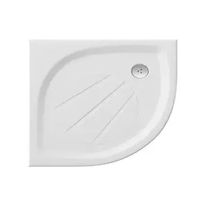 Ravak Elipso sprchová vanička štvrťkruhová 90x90 cm liaty mramor xa237701010 EL90PRO0