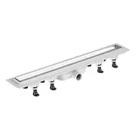 Sprchový žľab Polysan 76 cm polypropylén šedá lesk pro vložení dlažby 72838