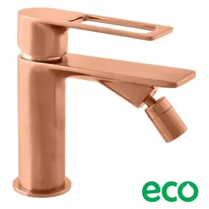 RAV SLEZÁK Nil bidetová batéria bez výpuste kartáčovaná zlatá ružová NL244.5ZRK