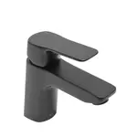 Umývadlová batéria SAT Cube Way bez výpuste čierna matná CU271C