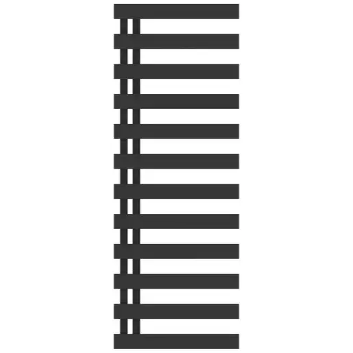 HOPA Edinburgh kombinovaný radiátor 102x50 cm čierny matný RADEDI501031