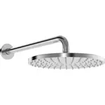 Hansa Viva hlavová sprcha na stenu vrátane sprchového ramená brúsená oceľ 4426020080