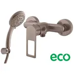 Sprchová batéria RAV SLEZÁK Nil so sprchovacím setom 150 mm kartáčovaná metal grey NL281.5/1MGK