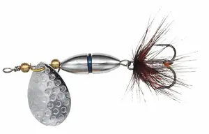 Kinetic třpytka fizz silver/blue ribbon - velikost háčku 8 hmotnost 5 g