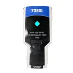 Kompatibilní cartridge s HP 738 676M6A azurová (cyan)
