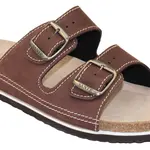 SANTE Pánské pantofle N/26/52/H/CP Hnědá v.48