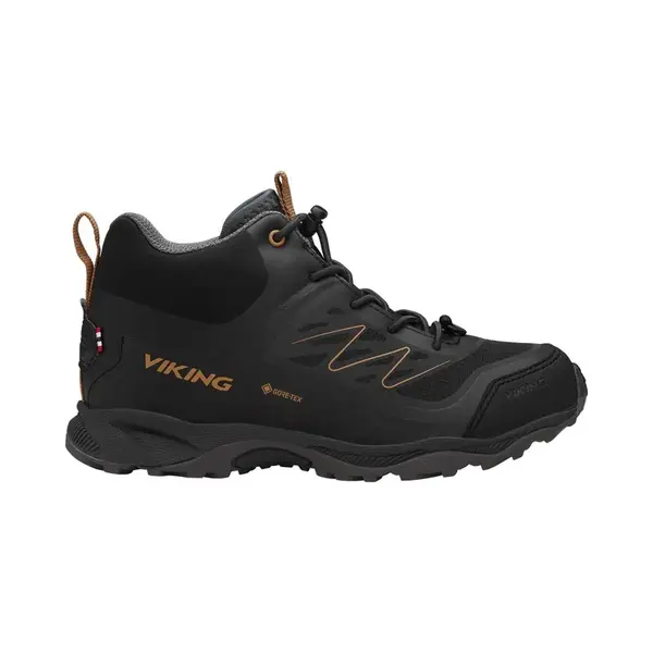 Viking Tind Mid GTX EU 36, black Dětské boty