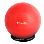 Gymnastický míč inSPORTline Top Ball 85 cm se základnou BallBase červená