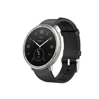 Amazfit Active 2 Round NFC /Silver/Elegant Band/Black Leather
