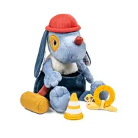 Lilliputiens - textilná hračka s aktivitami - údržbár psík Jules