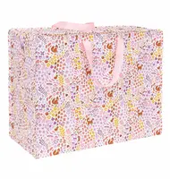 A Little Lovely Company - XL úložná taška - kvetinová záhrada